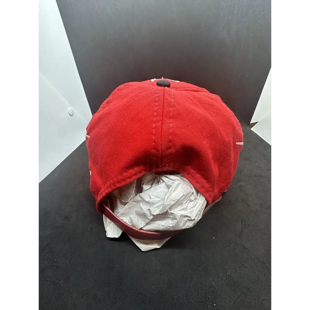 Vintage California Cruisers Spellout Red And Black Cap, Snapback Hat, - Sportcap